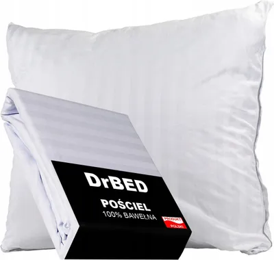 Obrázek produktu pro Hotelové povlečení 220x200 Bílý DAMAST se záhyby 2x povlak na polštář 70x80