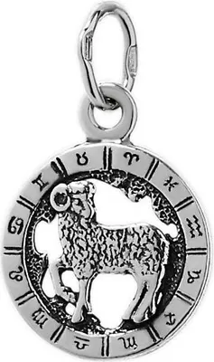 Produktbild von 925 Sterlingsilber Kettenanhänger Horoskop Sternzeichen Widder Zodiak 6317