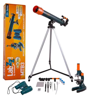 Productafbeelding van Levenhuk LabZZ MTB3: Telescoop, microscoop en verrekijker in één set