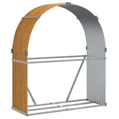 Obrázek produktu pro vidaXL Přístřešek na dřevo 120x45x140 cm Pozinkovaná ocel