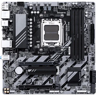 Obrázek produktu pro GIGABYTE B840M DS3H, AMD, Zásuvka AM5, AMD Ryzen 7000 Series, AMD Ryzen 8000 Series, AMD Ryzen 9000 Series, Zásuvka AM5, DDR5-SDRAM, 256 GB