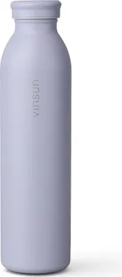 Produktbild von Trinkflasche Edelstahl 500ml Thermoflasche isoliert Sport Flasche lila Vinsun