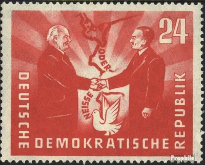 Produktbild von Briefmarken DDR 1951 Mi 284 postfrisch Deutsch-polnische Freundschaft