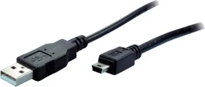 Image de Câble USB mini USB-A/USB-B mini 5 broches mâle 1m