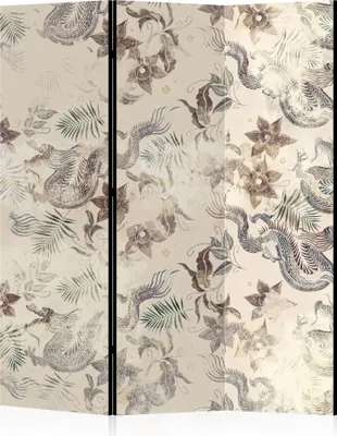 Immagine prodotto di LUMASOUL Paravento Monofacciale, paravento divisorio per interni, Motivo giapponese, 135x172 cm