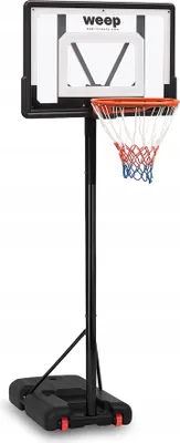 Obrázok produktu pre Basketbalový set WEEP kôš TN002 nastaviteľný do 260cm mobilný 82x52cm