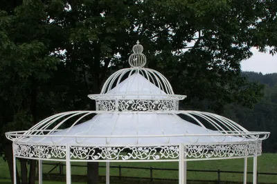 Produktbild von CLP Dach für Luxus Pavillon Romantik weiß Größe Ø 350 cm