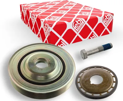 Produktbild von FEBI BILSTEIN 106476 Riemenscheibe Kurbelwelle für FORD FOCUS III Turnier 153mm 5-Rippen