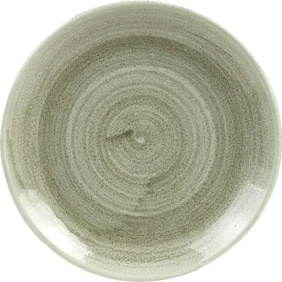 Produktbild von CHURCHILL Stonecast Burnished Green Teller flach, coup, ø: 165 mm