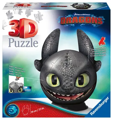 Produktbild von Puzzle-Ball Ohnezahn mit Ohren Ravensburger 11145