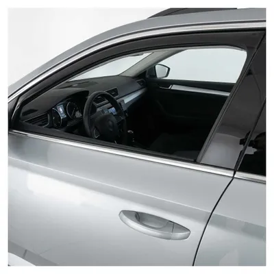 Produktbild von Windabweiser Regenabweiser für Skoda Superb 2015-2025 Dunkel Acryl 2x, KI-generiertes Bild