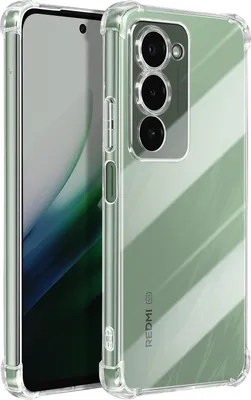 Produktbild von Mayaxess, Hülle Redmi 15 5G Silikon mit verstärkten Ecken, Transparent