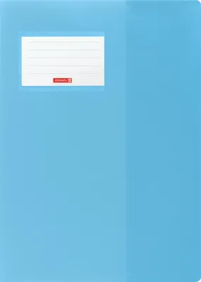 Produktbild von Hefthülle A4 FACT!pp hblau mit Namensschild