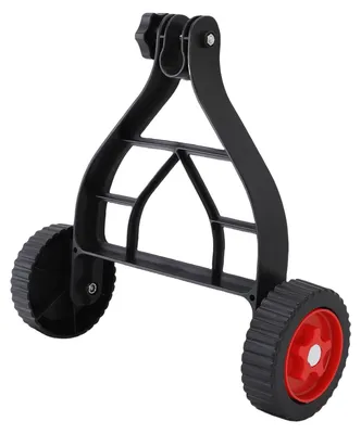 Image de Roue d'accessoire pour coupe-bordures, roue d'assistance pour tondeuse, roue de support pour coupe-bordures à pousser, roues de support réglables pour coupe-herbe