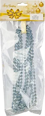 Produktbild von Baumkette Perlen eisblau - ca. 2,7m