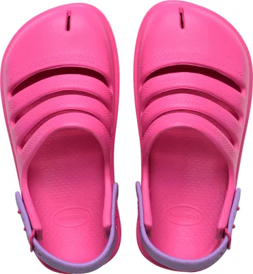 Produktbild von Havaianas Kinder Clog aus Synthetik mit Riemenverschluss und runder Schuhspitze