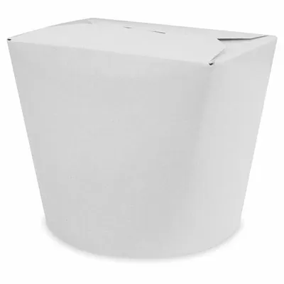 Produktbild von 50x Food Boxen Take Away Boxen aus Vollpappe beschichtet weiß 750 ml
