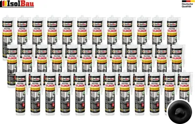 Neutralsilikon Naturstein Silikon Marmor Granit Sanitär Inn/Auß 1 - 48 x 300ml