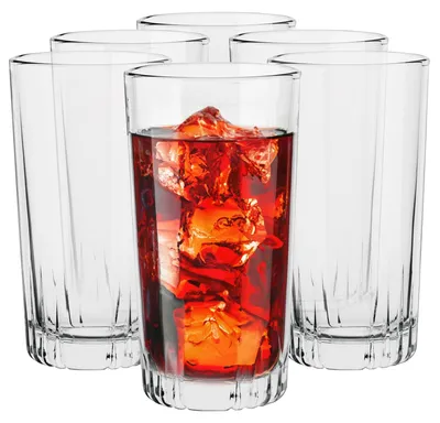 Obrázok produktu pre Sada 6 kvalitných pohárov na miešané nápoje, objem 340 ml