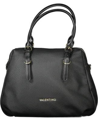 Produktbild von Elegante schwarze Damentasche mit verstellbaren Griffen und recyceltem Material