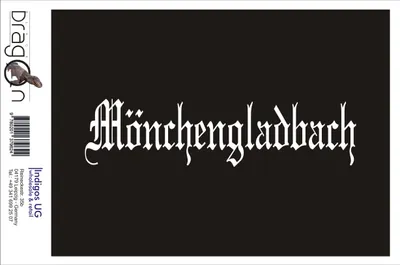 Produktbild von Aufkleber / Autoaufkleber - JDM / Die cut / Auto / OEM - Stadt Monchengladbach - 200x50mm pink - Heckscheibe / Heckscheibenaufkleber