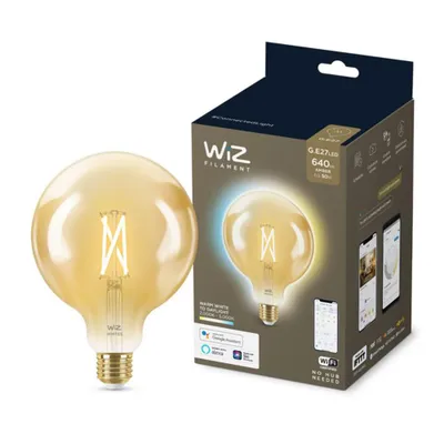 Image de WiZ Ampoule à Filament Ambre 50 W G125 E27