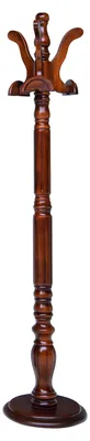 Produktbild von Wand Garderobe Diener Mantel Kleiderablage Holz Ständer Butler Möbel Dielen Neu