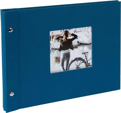 Produktbild von Goldbuch Bella Vista Spiralalbum Petrol 30x25 cm, schwarz, 40 Seiten