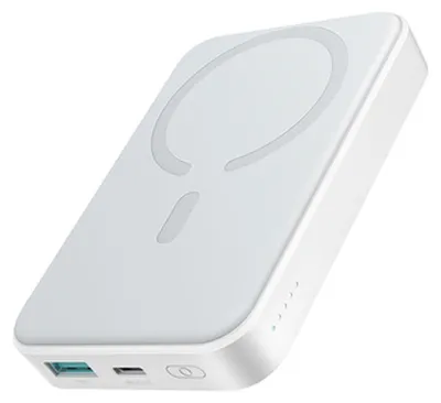 Zdjęcie produktu dla JOYROOM JR-W020, 10000 mAh, Litowo-jonowa (Li-Ion), Super Fast Charging, Bezprzewodowe ładowanie, 3,85 V, Biały