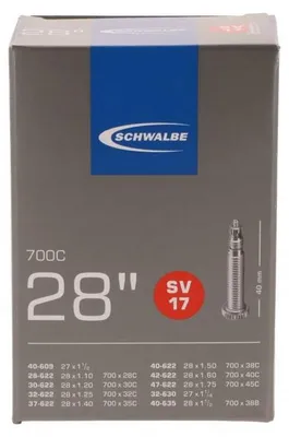 Produktbild von Schwalbe 1x Schlauch SV17 28x1.10-1.75.