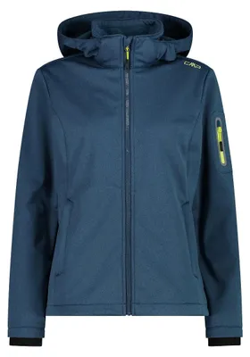 Produktbild von CMP Damen Softshelljacke Jacket Zip Hood Blau 40