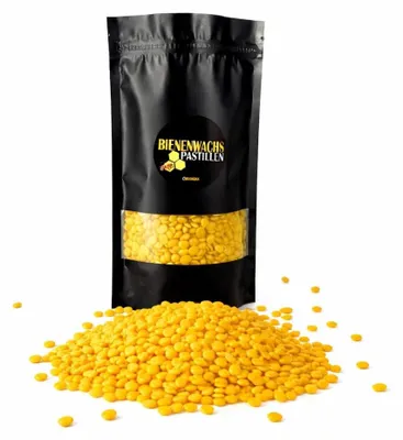 Obrázek produktu pro 100% čisté přírodní voskové pastilky, 500 g, vhodné pro vlastní projekty