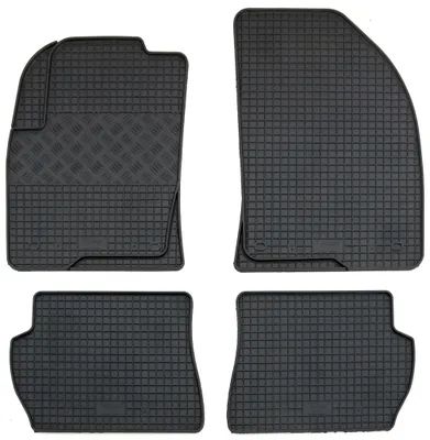 Gummifußmatten Set für Ford Fiesta MK6 JH1 / JD3 (2001-2006), 4-teilig, schwarz