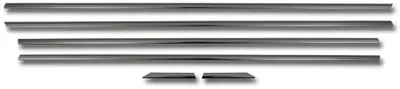 Productafbeelding van OMAC Afwerkprofiel / beschermingsstrip voor deurruit, raamprofiel 7540141B. Geschikt voor het plaatsen of vervangen van ramen voor de VW Jetta IV (162, 163, AV3, AV2). RVS voor VW Jetta