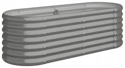 Zdjęcie produktu dla Podwyższona Donica Stal Ocynkowana 114X40X36 Cm Szara