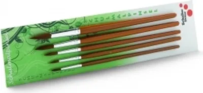 Image de Set de pinceaux pour école, PROFI 5 pces 5 pces UE=12 pces