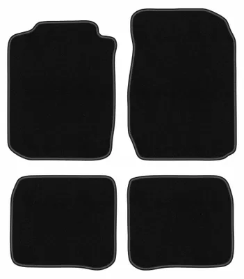 Imagen del producto de Alfombrillas de moqueta punzonada para Toyota Corolla E11 1997-2001 (hatchback) – juego de 4 piezas, negras, a medida – Wielganizator BASIC
