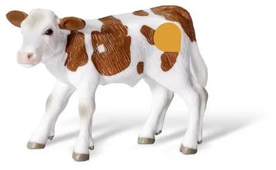 Produktbild von Ravensburger tiptoi® Spielfigur Fleckvieh-Kalb mit interaktiven Geräuschen, Wissen und Spielen