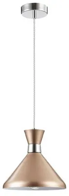 Immagine prodotto di Casa Padrino lampada a sospensione colore champagne / argento Ø 22,5 cm - Lampada regolabile in altezza