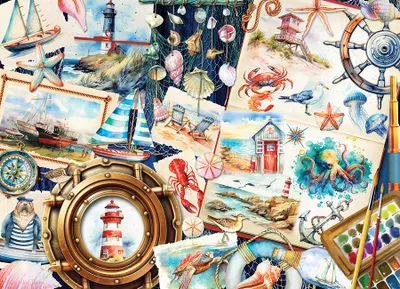 Immagine prodotto di Cobble Hill Seashore Sketchbook, 1000 pezzi