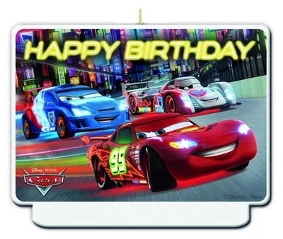 Produktbild von Cars Kerze Partydeko Lizenzware