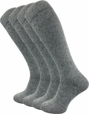 Produktbild von Gawilo  Kompressionsstrümpfe zum Reisen, Sport & lange Sitzen | Venenfreundlich | Damen & Herren (4 Paar), Dunkelgrau / 47 - 50