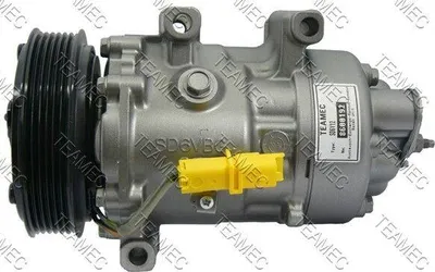 Produktbild von TEAMEC 8600192 SD6V12 Klimaanlage Klimakompressor PAG 46 passend für PEUGEOT 307 CC (3B) 307 (3A/C) 307 SW (3H) 307 Break (3E)