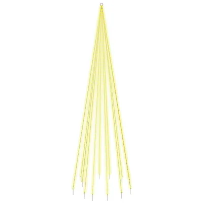 Immagine prodotto di Albero di Natale Pennone Bianco Caldo 732 LED 500 cm