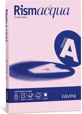 Obrázok produktu pre Favini Rismacqua papier do tlačiarne A4 (210x297 mm) 200 listov Ružová