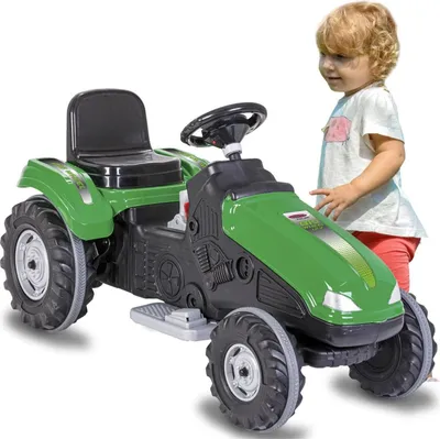 Obrázek produktu pro Jamara Ride On Tractor Big Wheel, 3 rok/roky, 4 kolo/kola, Černá, Zelená