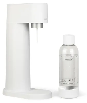 Produktbild von Mysoda Woody, Design-Wassersprudler (White) mit 1L Flasche
