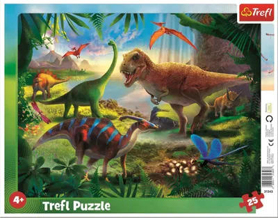 Produktbild von TREFL Puzzle Dinosaurier 25 Teile