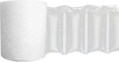 Produktbild von ARLI Luftpolsterfolie 10x20 cm – 600m Rolle Luftpolsterkissen für Luftpolstermaschine - 1 Rolle Verpackungspolster mit Abrissperforation