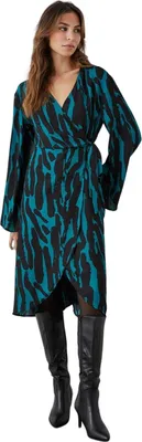 Produktbild von Principles - Kleid Wickel für Damen DH6440 (38 DE) (Petrol)